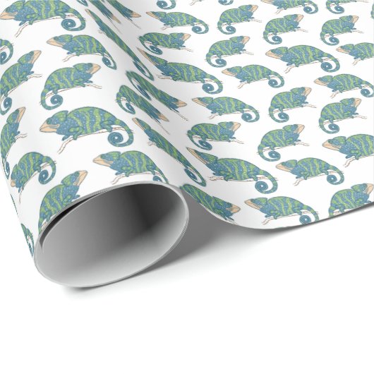 Chameleon Pattern Geschenkpapier (Rolleneckpunkt)