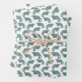 Chameleon Pattern Geschenkpapier Set (Beispiel)