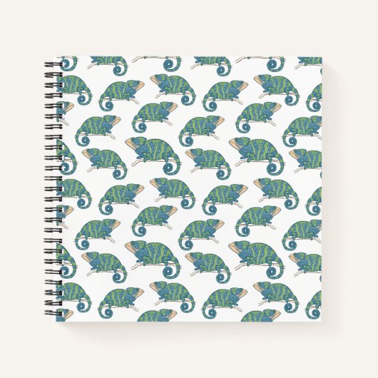 Chameleon Pattern Notizbuch (Vorderseite)