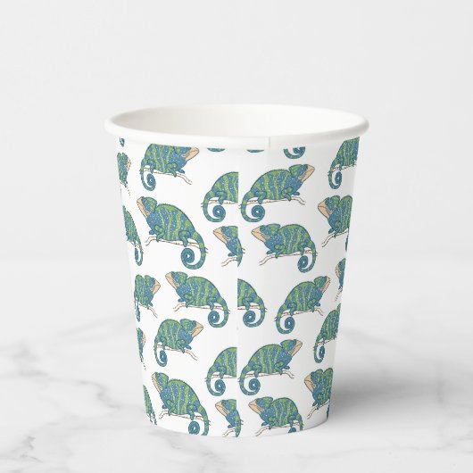 Chameleon Pattern Pappbecher (Rechts)