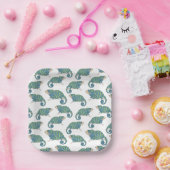 Chameleon Pattern Pappteller (Party)