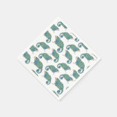 Chameleon Pattern Serviette (Ecke)