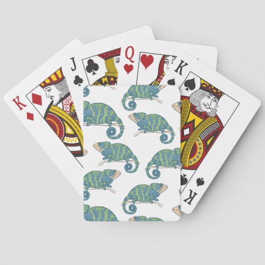 Chameleon Pattern Spielkarten (Rückseite)