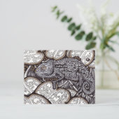 Chameleon Postkarte (Stehend Vorderseite)