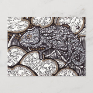 Chameleon Postkarte