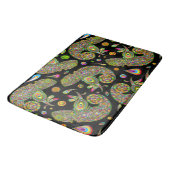 Chameleon Psychedelic Fantasy Badematte (Schrägansicht)