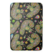 Chameleon Psychedelic Fantasy Badematte (Vorderseite Vertikal)