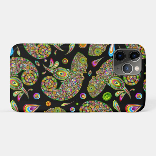Chameleon Psychedelic Fantasy Case-Mate iPhone Hülle (Rückseite (Horizontal))