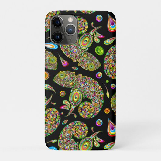 Chameleon Psychedelic Fantasy Case-Mate iPhone Hülle (Rückseite)
