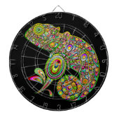 Chameleon Psychedelic Fantasy Dartscheibe (vorne)