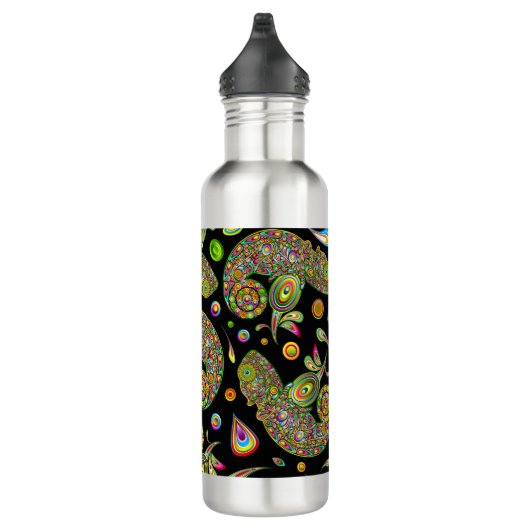 Chameleon Psychedelic Fantasy Edelstahlflasche (Rechts)