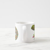 Chameleon Psychedelic Fantasy Espressotasse (Rückseite)