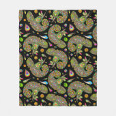 Chameleon Psychedelic Fantasy Fleecedecke (Vorderseite)