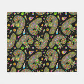 Chameleon Psychedelic Fantasy Fleecedecke (Vorderseite (Horizontal))