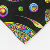 Chameleon Psychedelic Fantasy Fleecedecke (Ecke)