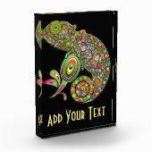 Chameleon Psychedelic Fantasy Fotoblock (Links)