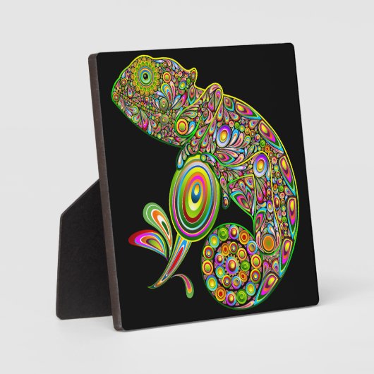 Chameleon Psychedelic Fantasy Fotoplatte (Vorderseite)