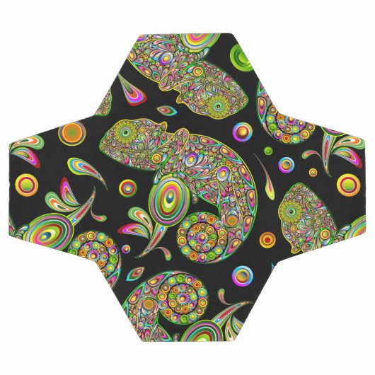 Chameleon Psychedelic Fantasy Fußball (Flach)