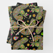Chameleon Psychedelic Fantasy Geschenkpapier Set (Beispiel)