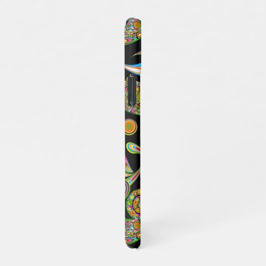 Chameleon Psychedelic Fantasy iPhone Hülle (Rechte Seite)