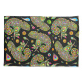 Chameleon Psychedelic Fantasy Kissenbezug (Rückseite)