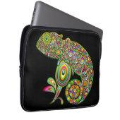 Chameleon Psychedelic Fantasy Laptopschutzhülle (Vorne Rechts)