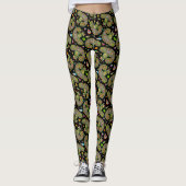 Chameleon Psychedelic Fantasy Leggings (Vorderseite)