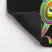 Chameleon Psychedelic Fantasy Mousepad (Ecke)