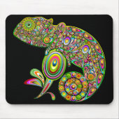 Chameleon Psychedelic Fantasy Mousepad (Vorne)