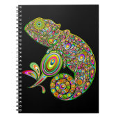 Chameleon Psychedelic Fantasy Notizblock (Vorderseite)