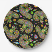 Chameleon Psychedelic Fantasy Pappteller (Vorderseite)