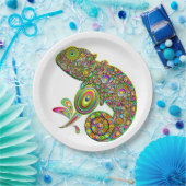 Chameleon Psychedelic Fantasy Pappteller (Party)
