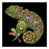 Chameleon Psychedelic Fantasy Poster (Vorderseite)