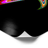 Chameleon Psychedelic Fantasy Poster (Ecke)