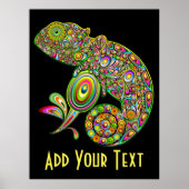 Chameleon Psychedelic Fantasy Poster (Vorne)