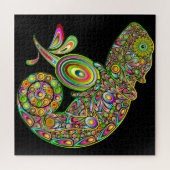 Chameleon Psychedelic Fantasy Puzzle (Horizontal)