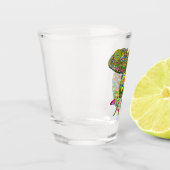 Chameleon Psychedelic Fantasy Schnapsglas (Links)