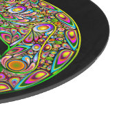 Chameleon Psychedelic Fantasy Schneidebrett (Ecke)