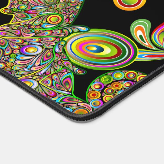 Chameleon Psychedelic Fantasy Schreibtischunterlage (Ecke)