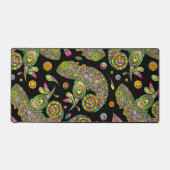 Chameleon Psychedelic Fantasy Schreibtischunterlage (Vorderseite)