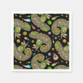 Chameleon Psychedelic Fantasy Serviette (Vorderseite)