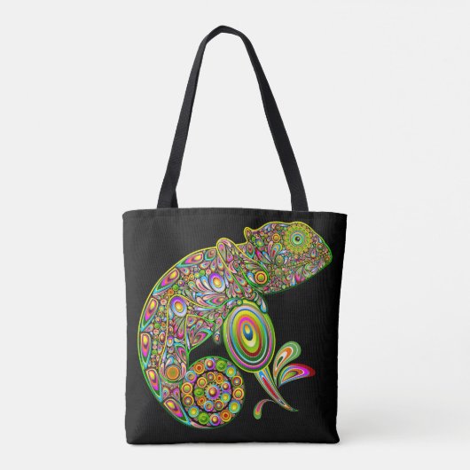 Chameleon Psychedelic Fantasy Tasche (Rückseite)