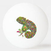 Chameleon Psychedelic Fantasy Tischtennisball (Rückseite)