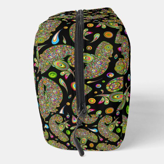 Chameleon Psychedelic Fantasy Waschbeutel (Rechts)