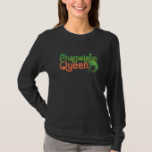 Chameleon Queen  Chameleon Mom Lizard Reptile T-Shirt (Vorderseite)