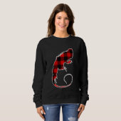 Chameleon Red Buffalo Kariert Lizard Matching Pj F Sweatshirt (Vorne ganz)
