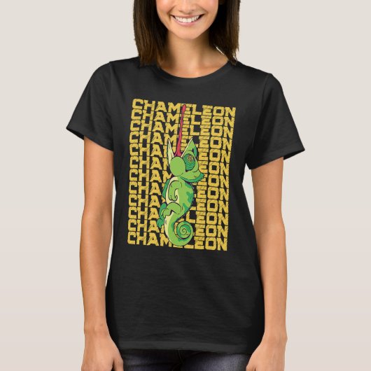 Chameleon Reptile  Chameleon T-Shirt (Vorderseite)