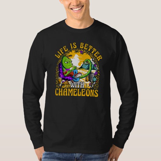 Chameleon Saying 5 T-Shirt (Vorderseite)