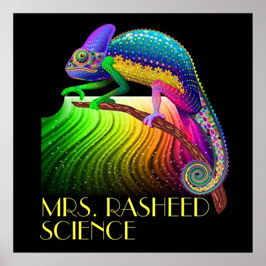 Chameleon / Science Teacher Poster (Vorne)