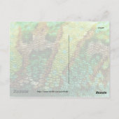 Chameleon Skin Postkarte (Rückseite)
